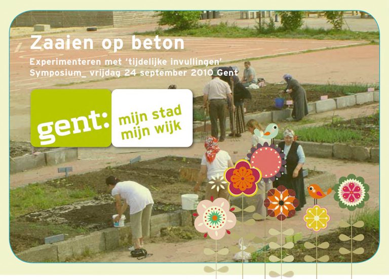 Symposium: Zaaien op beton