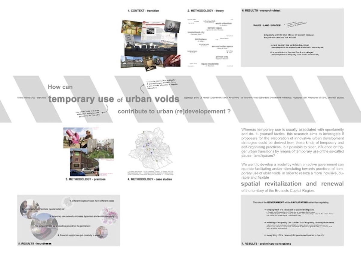 The Role of Temporary Use of urban Waiting Spaces